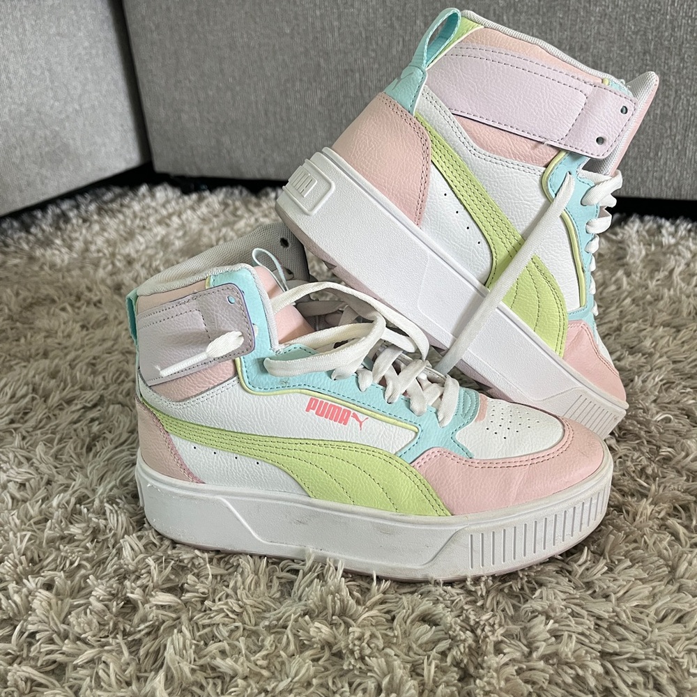 Puma Pastel High-Top Sneakers